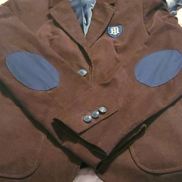 Brown Tommy Hilfiger Corduroy Blazer Jacket Sz 10 College Prep, School Boy - Picture 7 of 10